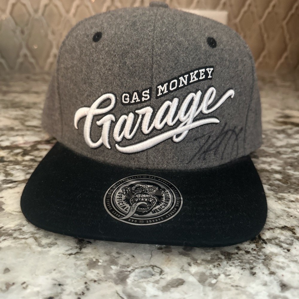 Gas Monkey Garage Gray and Black Cap